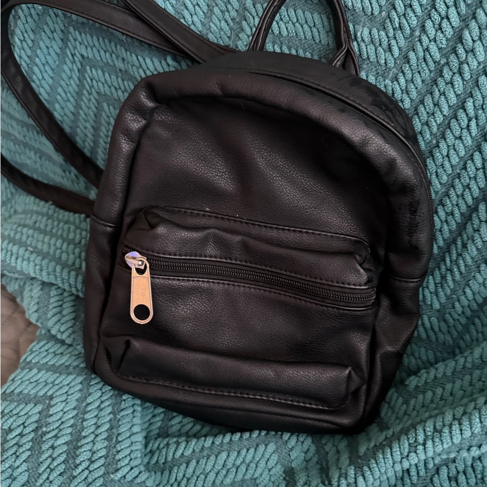 Black Mini Backpack - image 1